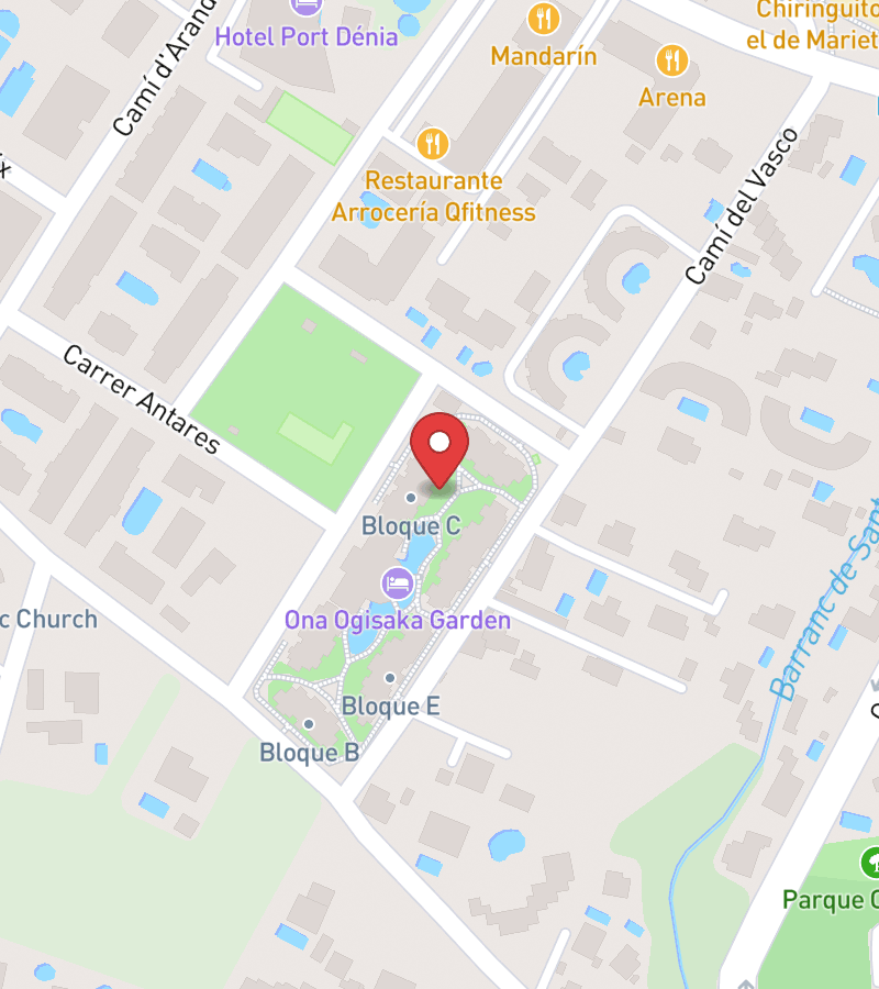 Vivienda en Denia - Mapa